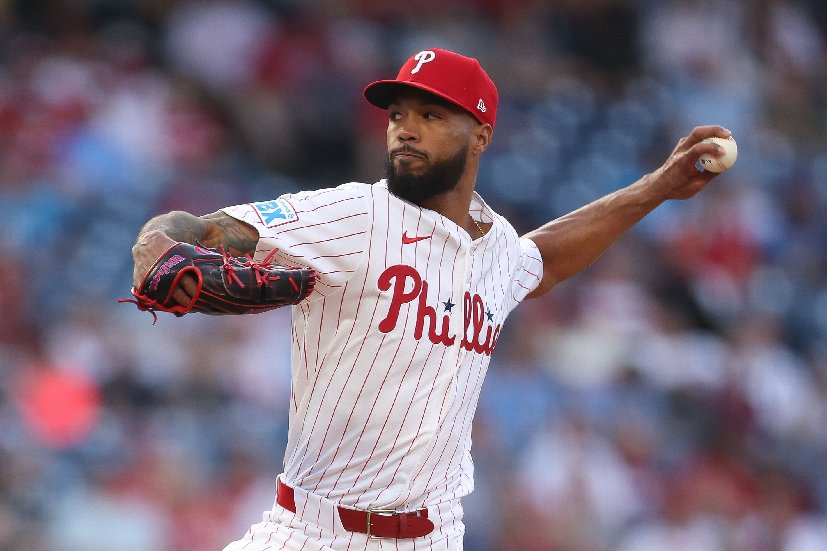 He might rack up over 6 K’s tonight - Source: Imagn